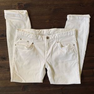 Theory White Skinny Jeans